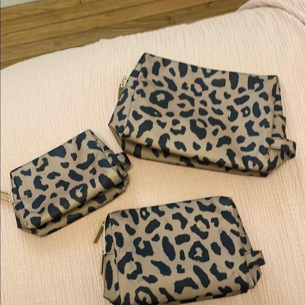 CALPAK Water Resistant Zippered Pouch Set (3 pieces)